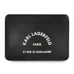 Pokrowiec na laptopa Karl Lagerfeld Saffiano RSG Sleeve 13" - czarny