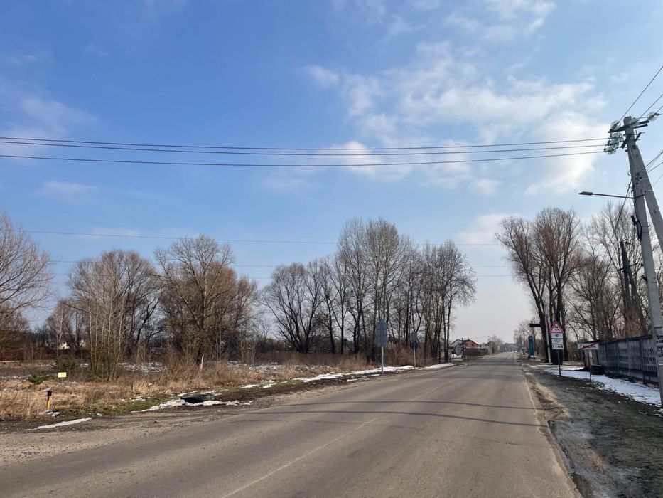 Продаж земельної ділянки 25сот. Центральна дорога. Гнідин.  Вишеньки.