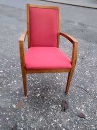 Komplet 6 krzeseł krzesła drewniane tapicerowane zgrabne FV DOWÓZ