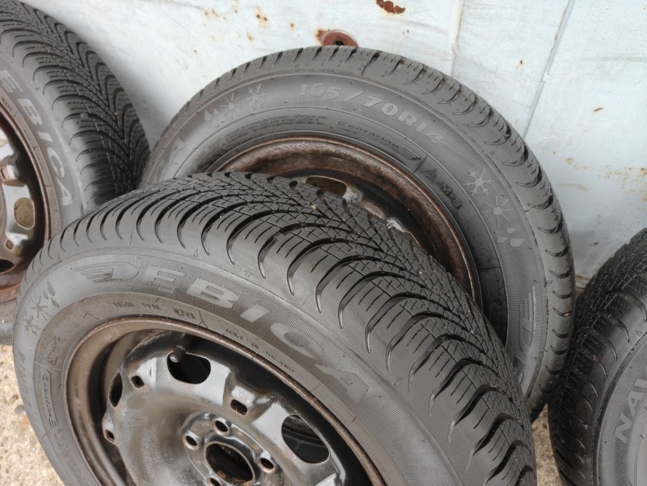 165/70R14 Wielosezonowe 2024 8mm Dębica 2024r 5x100 polo VW Całoroczne