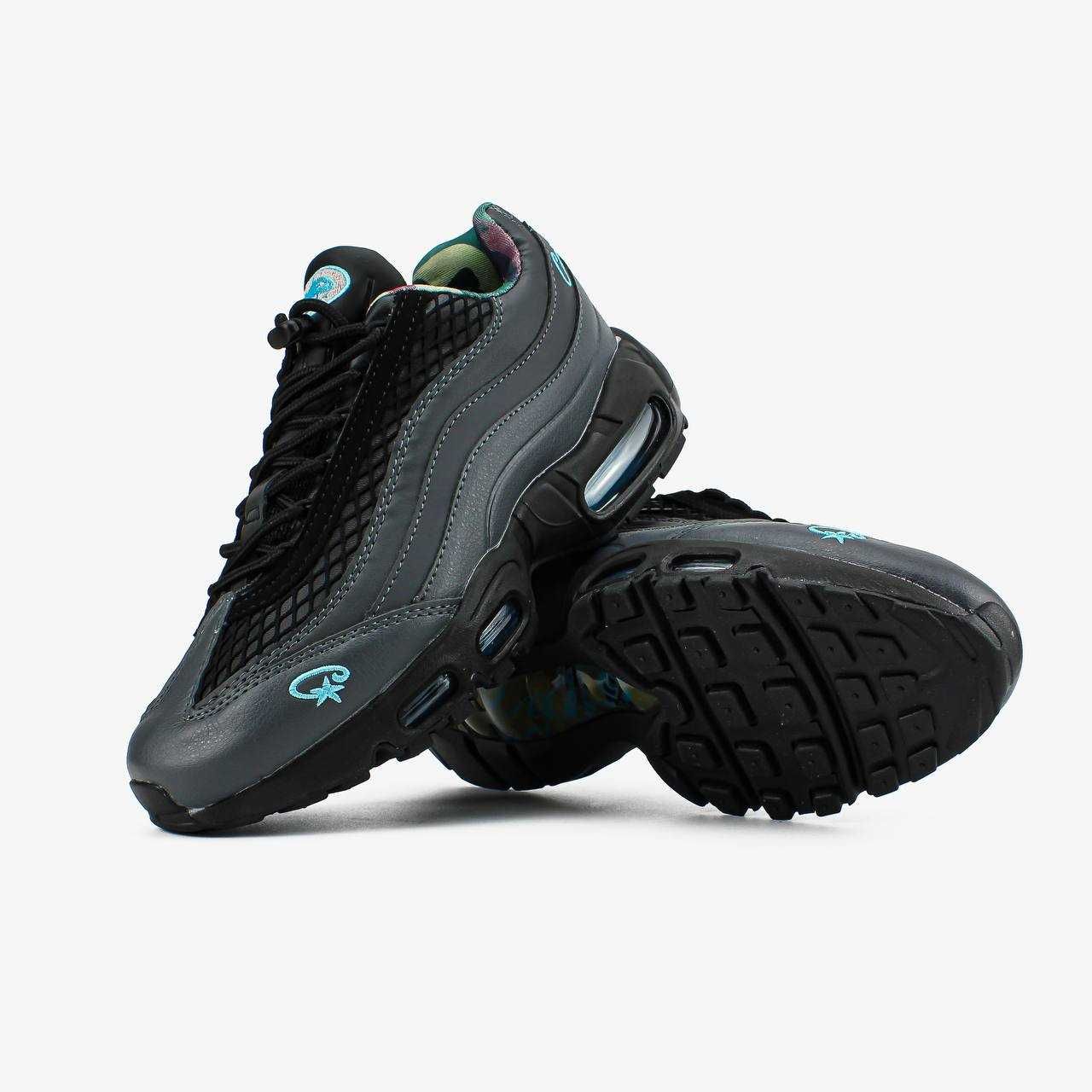 Кроссовки Nike Air Max 95 SP Corteiz Aegean Storm серые Найк Аир Макс