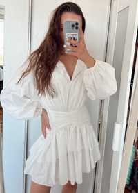 Sukienka ślubna biała mini