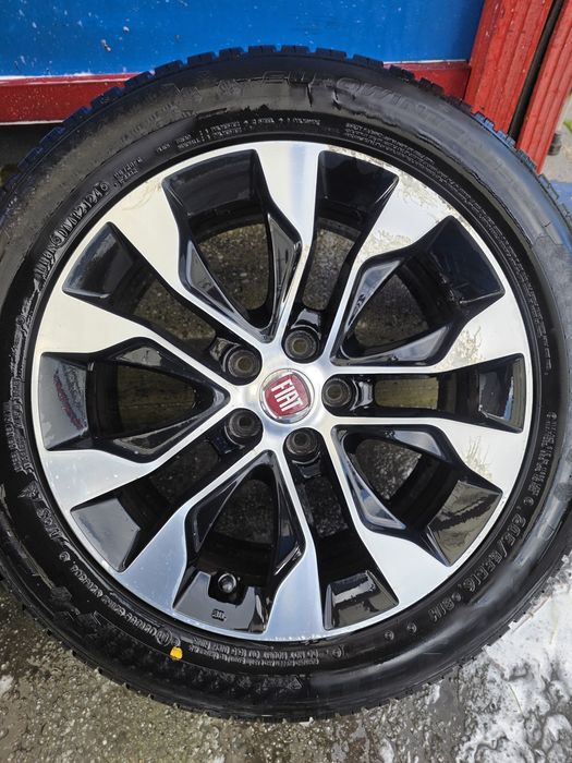Fiat tipo kola felgi alufelgi  16" opony zima 24r 205 55 r16