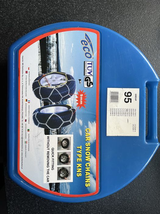 Łańcuchy śniegowe TUV GS rozmiar 95 typ KNS