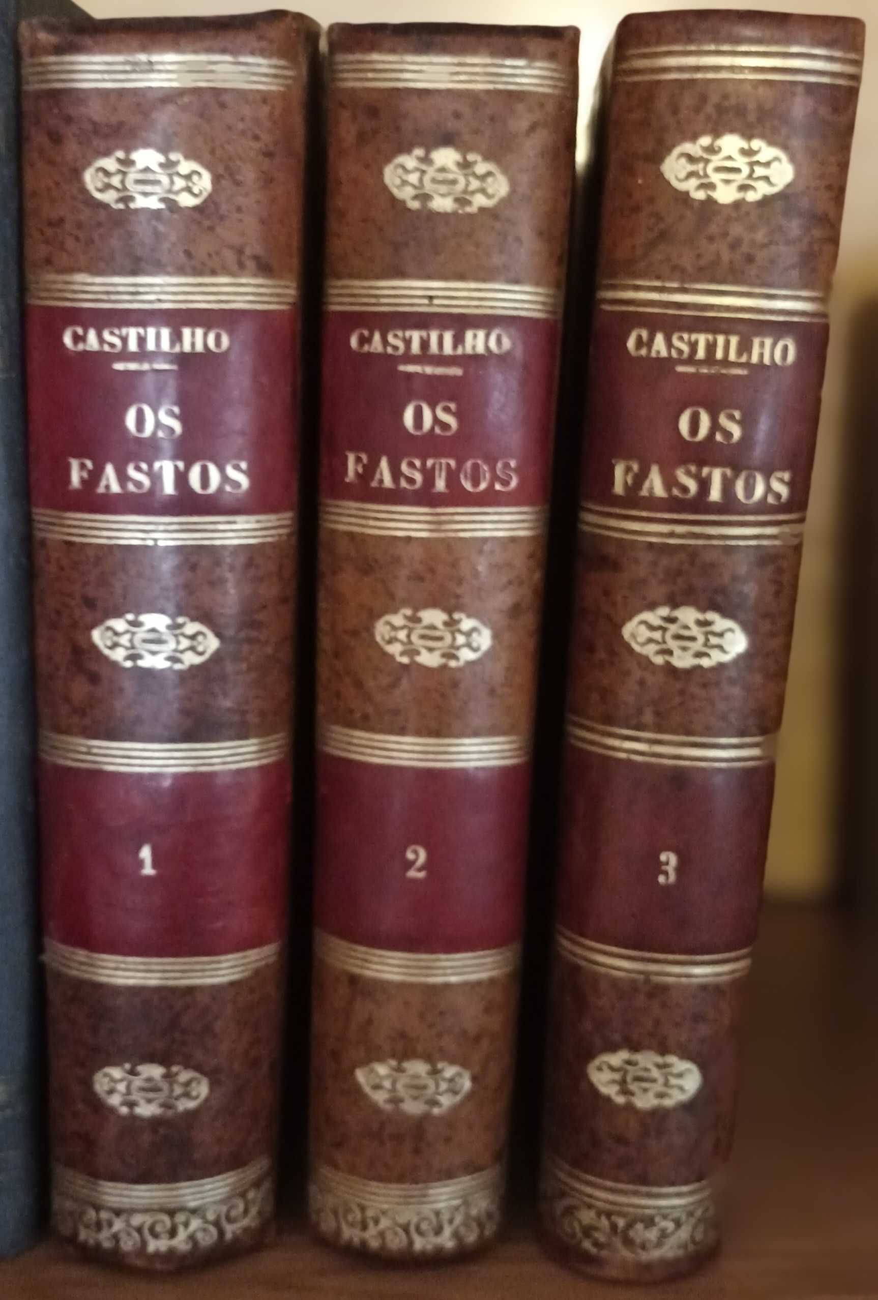 OS FASTOS, Publio Ovidio Nasão_3 Tomos_1862