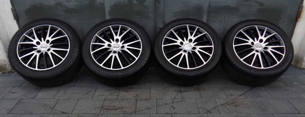 Polerowane alufelgi CMS 15 cali 4x108 FORD + opony letnie 7mm, wysyłka
