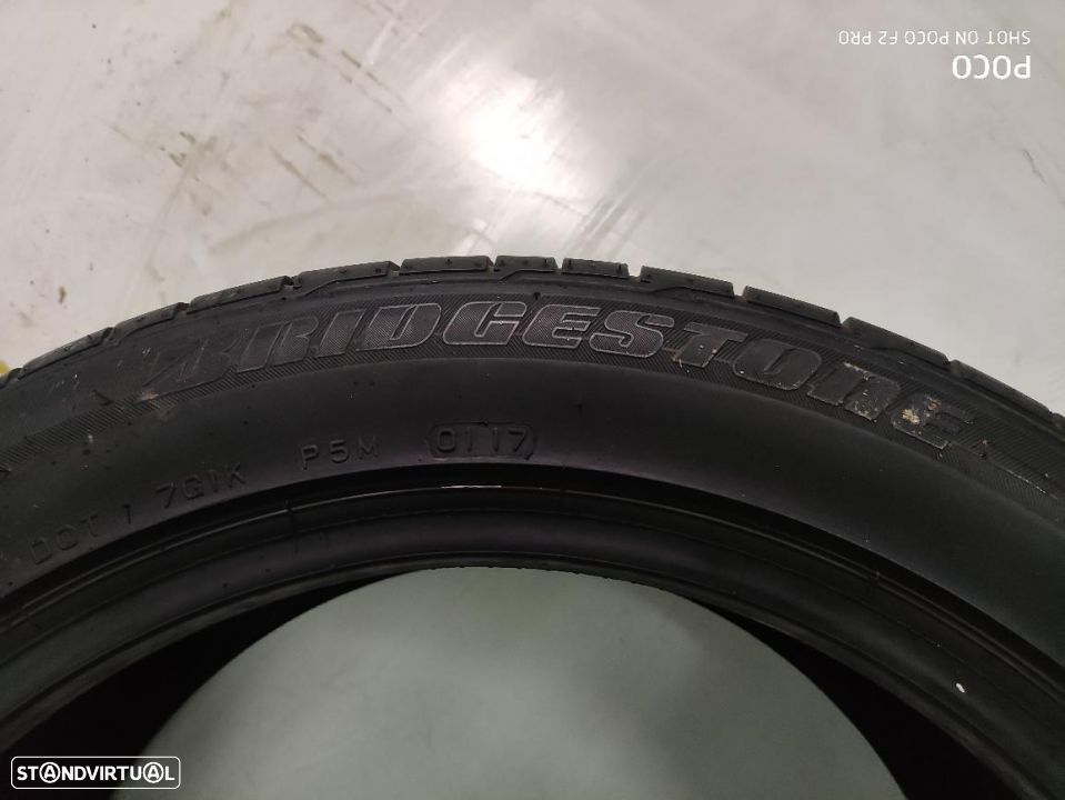 2 pneus semi novos 245/45r18 96w bridgestone