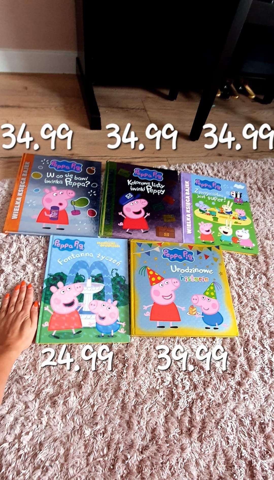 Peppa książki bajki