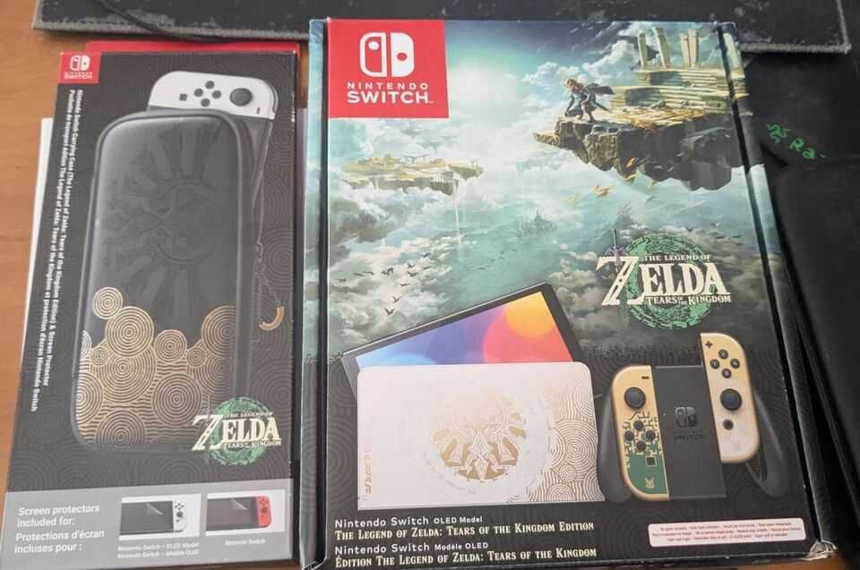 Nintendo Switch Oled The Legend of Zelda: Tears Of The Kingdom + Bolsa