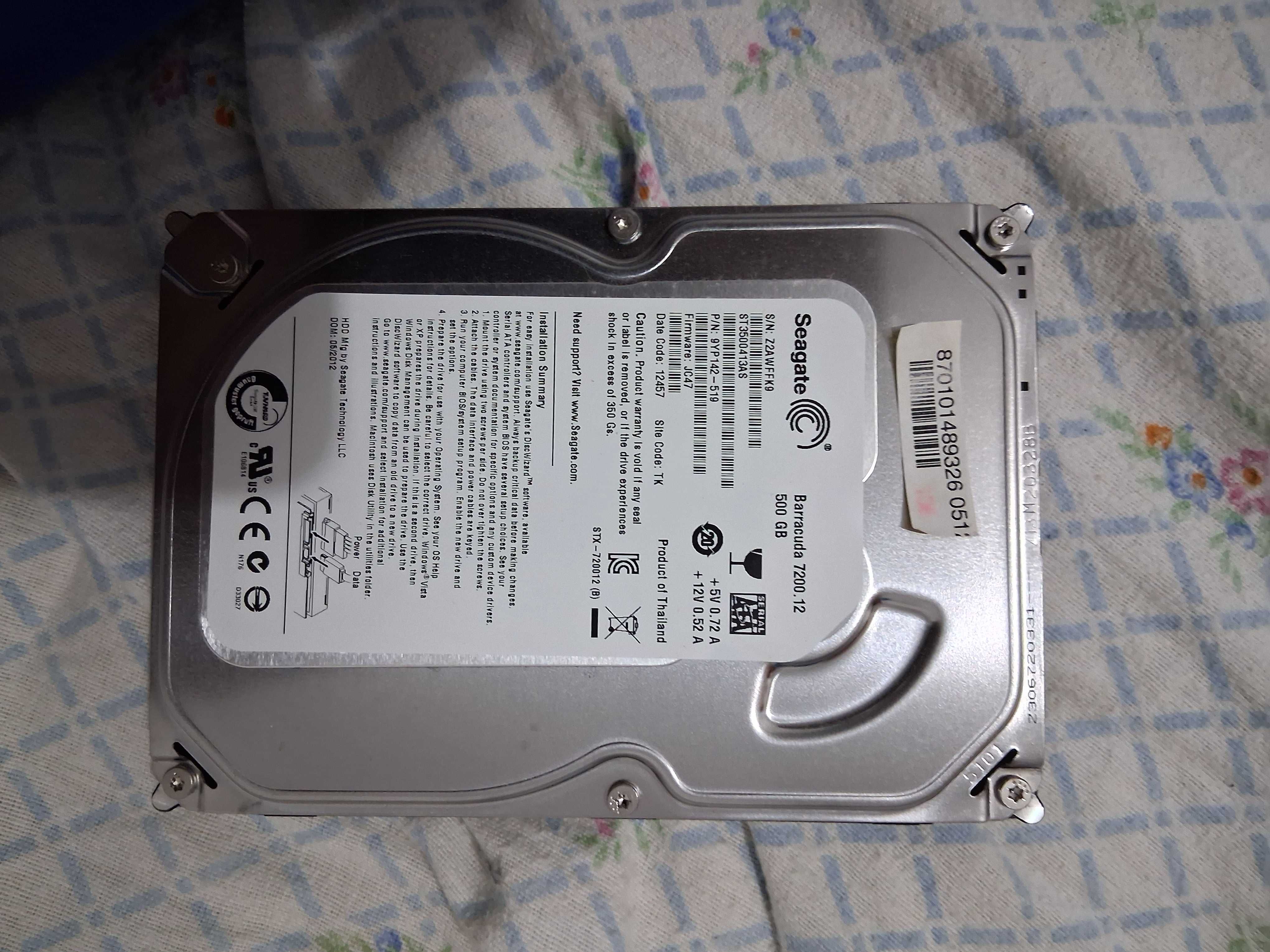 Disco rigido 500gb sata com windows 10
