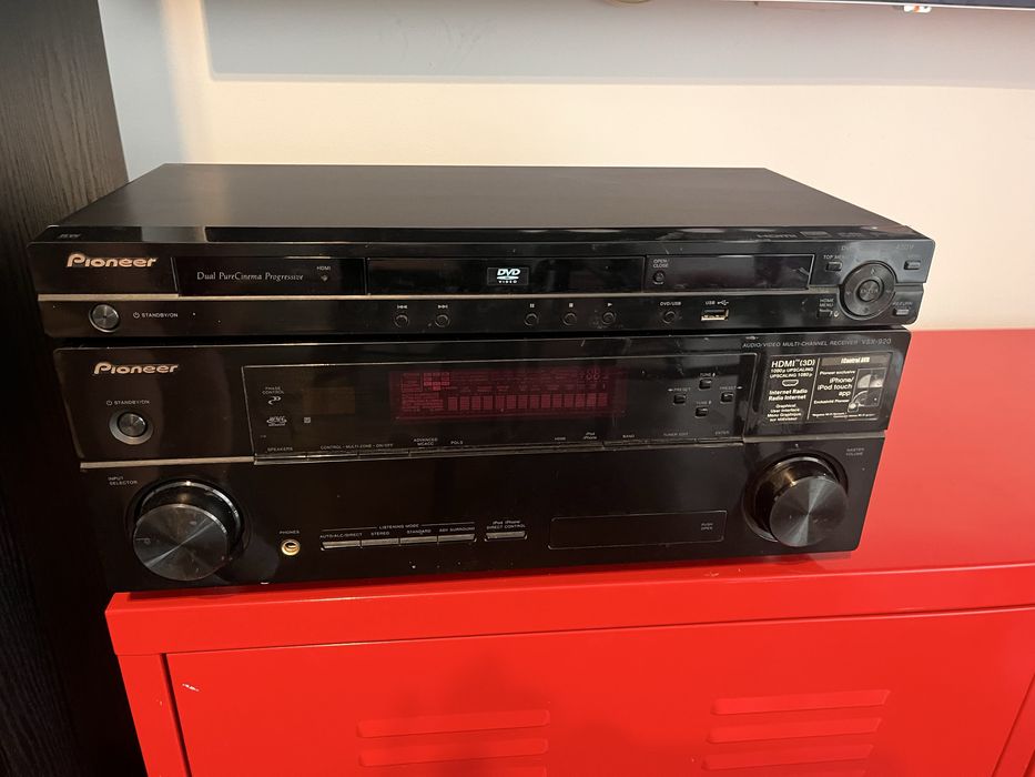 Zestaw kina domowego amplituner Pioneer VSX-920 + kolumny Jamo s606