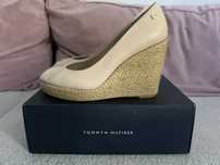 Espadryle koturny Tommy Hilfiger 40 skórzane