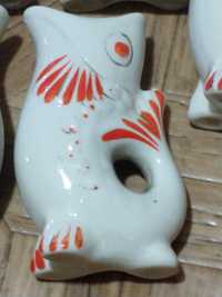 Рюмка в форме рыбки керамика