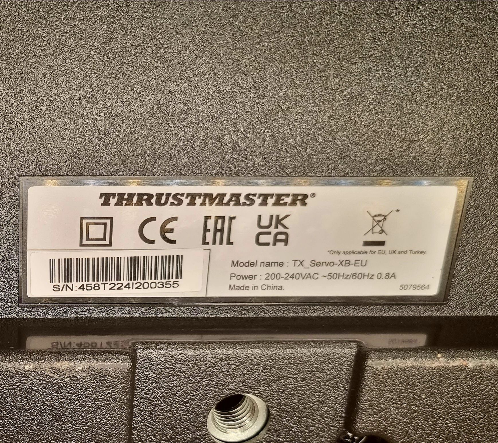 Thrustmaster TX baza, serwo pod kierownice
