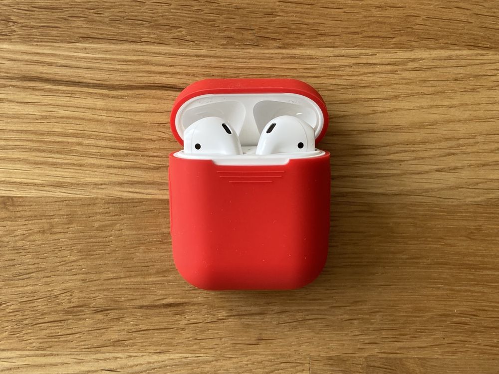 Силіконовий чохол для навушників Apple AirPods 1/2 Silicone Case чехол