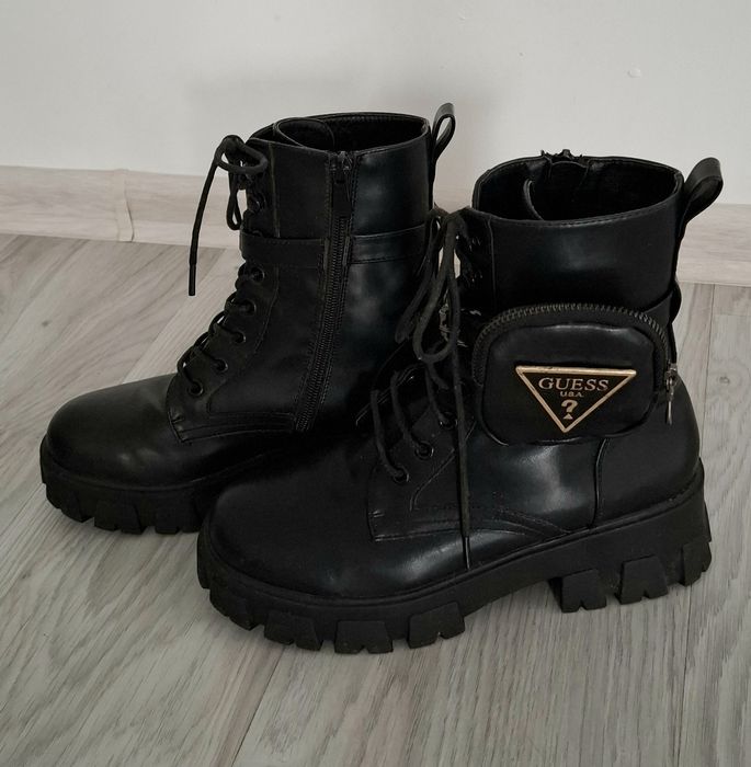 Trapery  kozaki  czarne GUESS 38