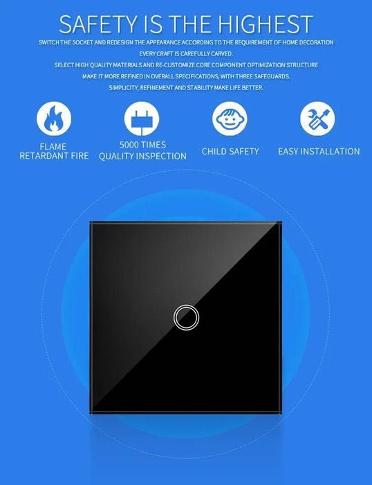 Light Switch * 1 Button * 3–300 W * 170 V–240 V64286505482625123