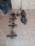 Conjunto de Candeeiros de Ferro Vintage