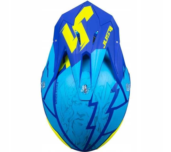 Kask kaski motocyklowy Cross Quad Motor S M L XL z homologacją POŁYSK