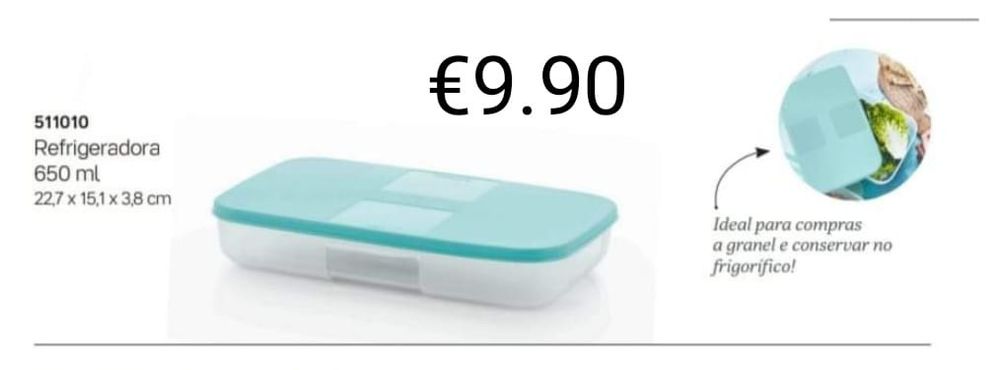 Congeladoras Tupperware 1,1 L  e outras promoções imperdíveis