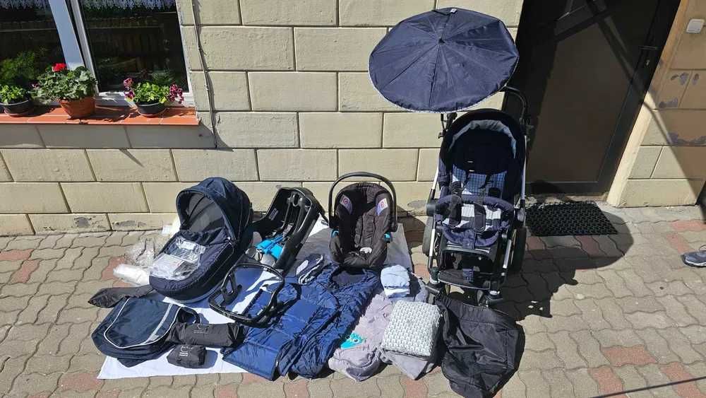 Wózek Teutonia Be You V3 3w1 kompletny zestaw 100% sprawny