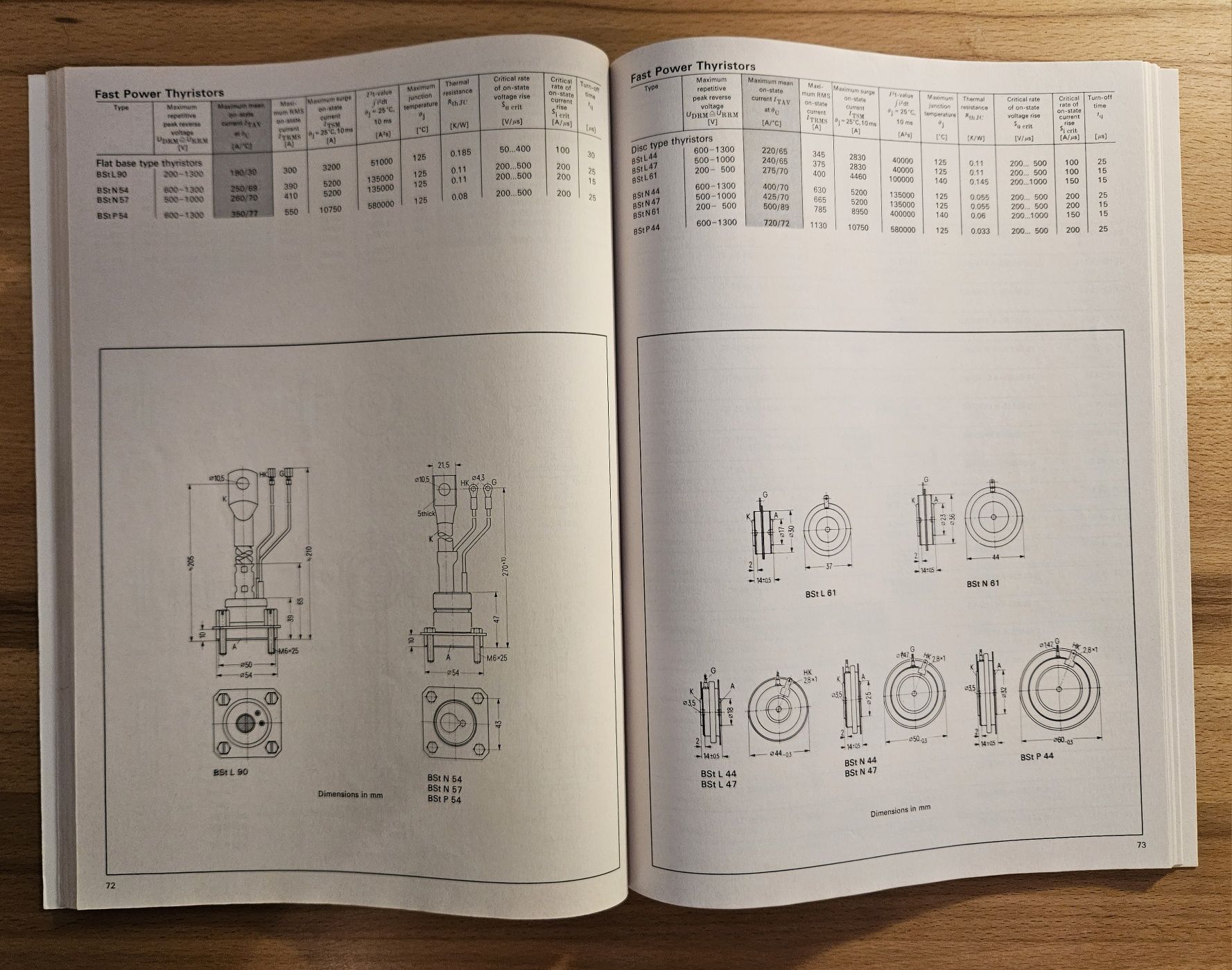 Katalog SIEMENS 1975 - półprzewodniki, prostowniki selenowe