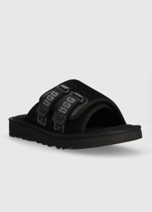 Шкіряні шльопанці ugg goldencoast strap slide
