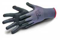 Nowe rękawice XL robocze uniwersalne montaż nitryl nakrapiane ALLSTAR