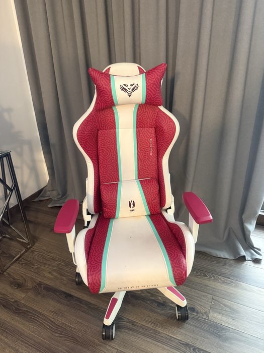 Fotel diablo specjal edition różowy fotel do biurka