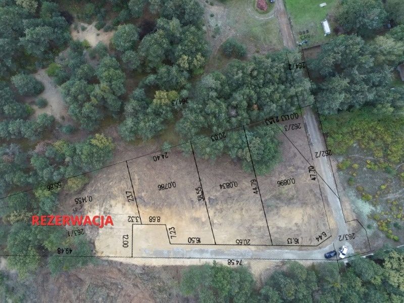 Piękne dzialki  Mielec otoczone lasem