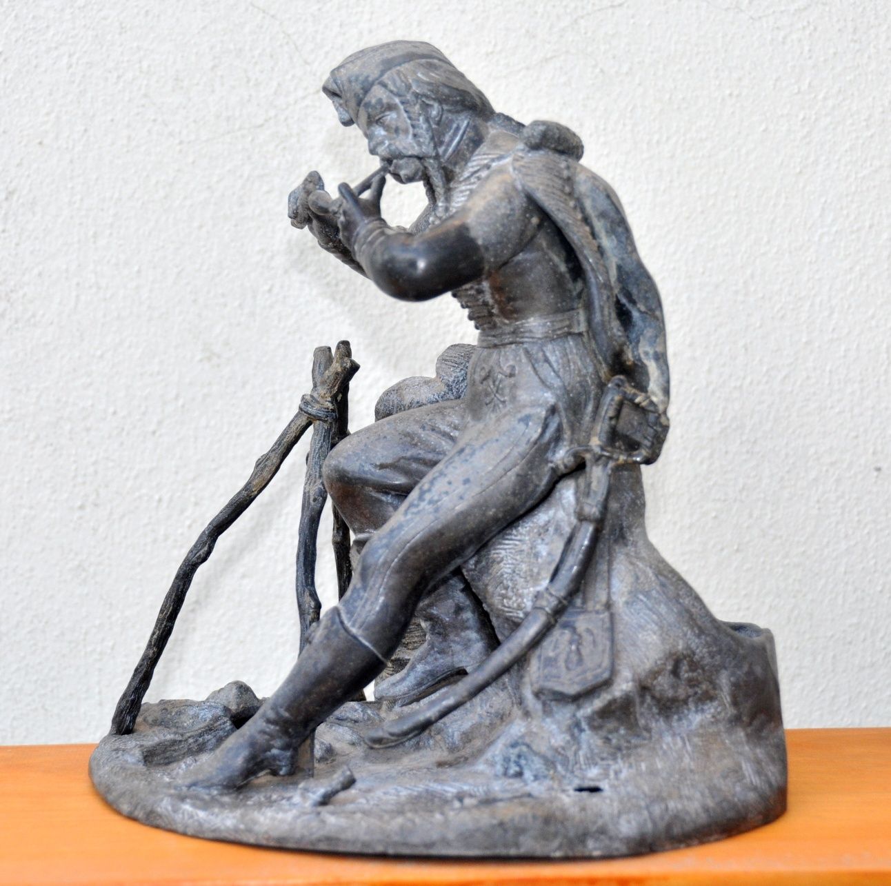 Estatueta de soldado napoleónico (peça única. sec. XIX))