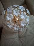 Lampa stylowa z kwiatami