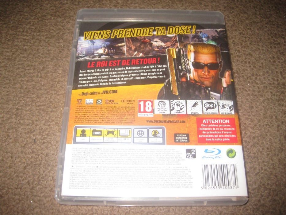 Jogo "Duke Nukem Forever" PS3/Completo!