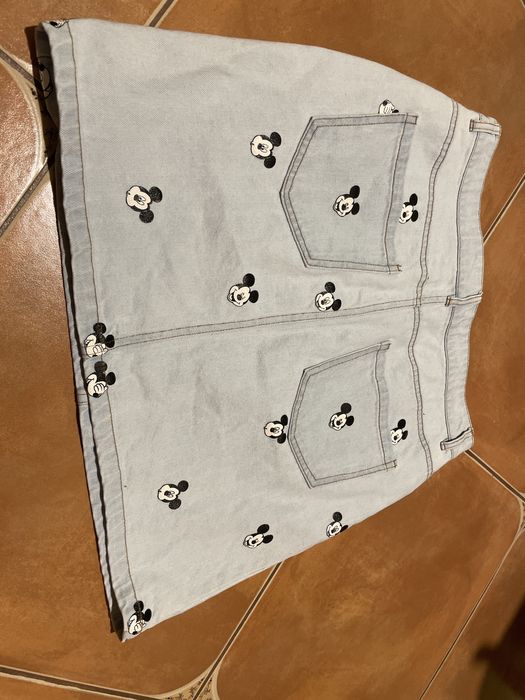 Spódnica dżinsowa cropp myszka miki r