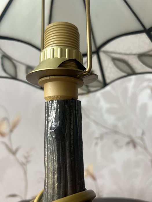 Piękna witrażowa lampka