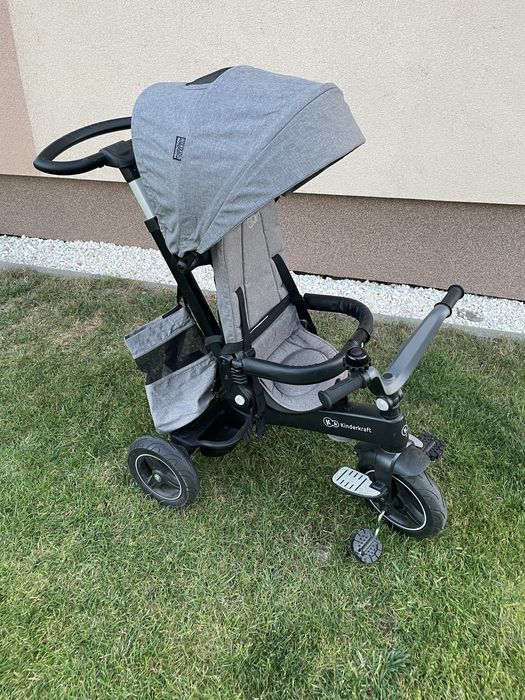 Kinderkraft Easytwist Grey Rower Trójkołowy
