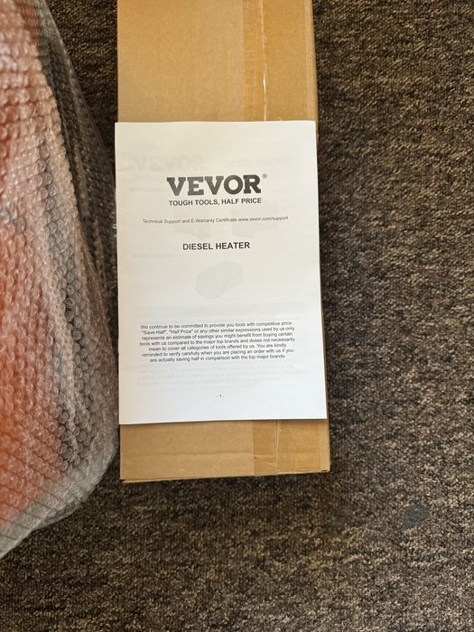 Ogrzewanie postojowe suche vevor pelna opcja 3 i 5kw