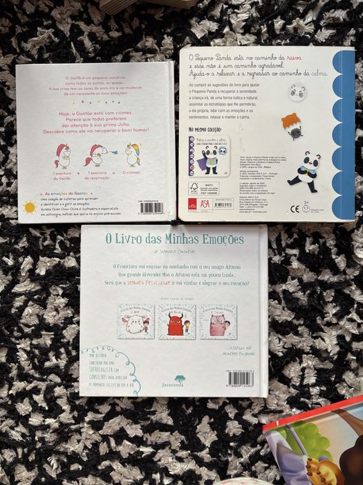 3 livros das emoções
