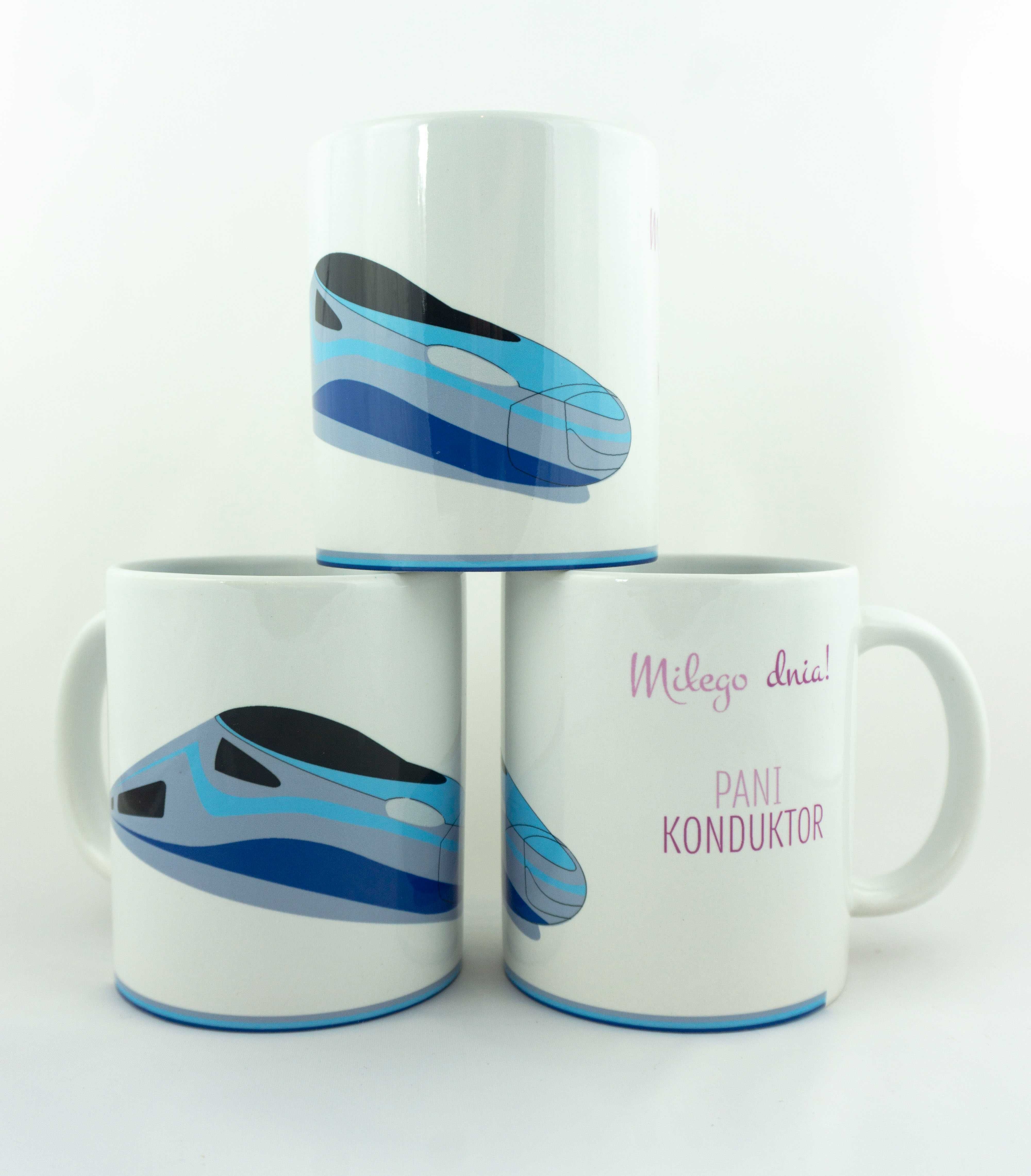Kubek z PENDOLINO - konduktor PKP Intercity