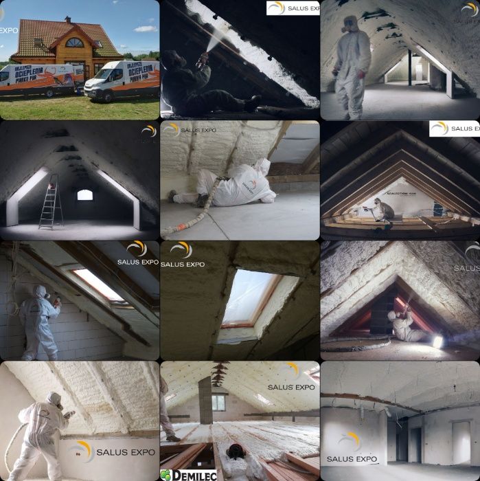 Ocieplanie Piana Ocieplenia Ocieplenie Pianka Izolacje PUR poddasz ND