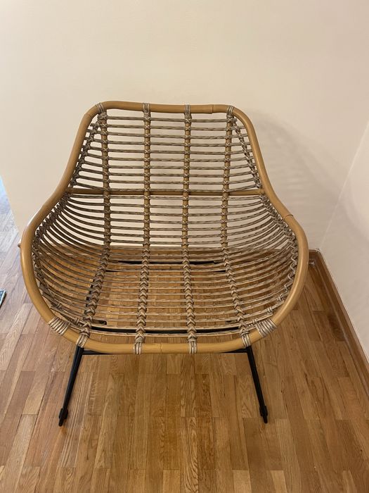Cadeirão em rattan