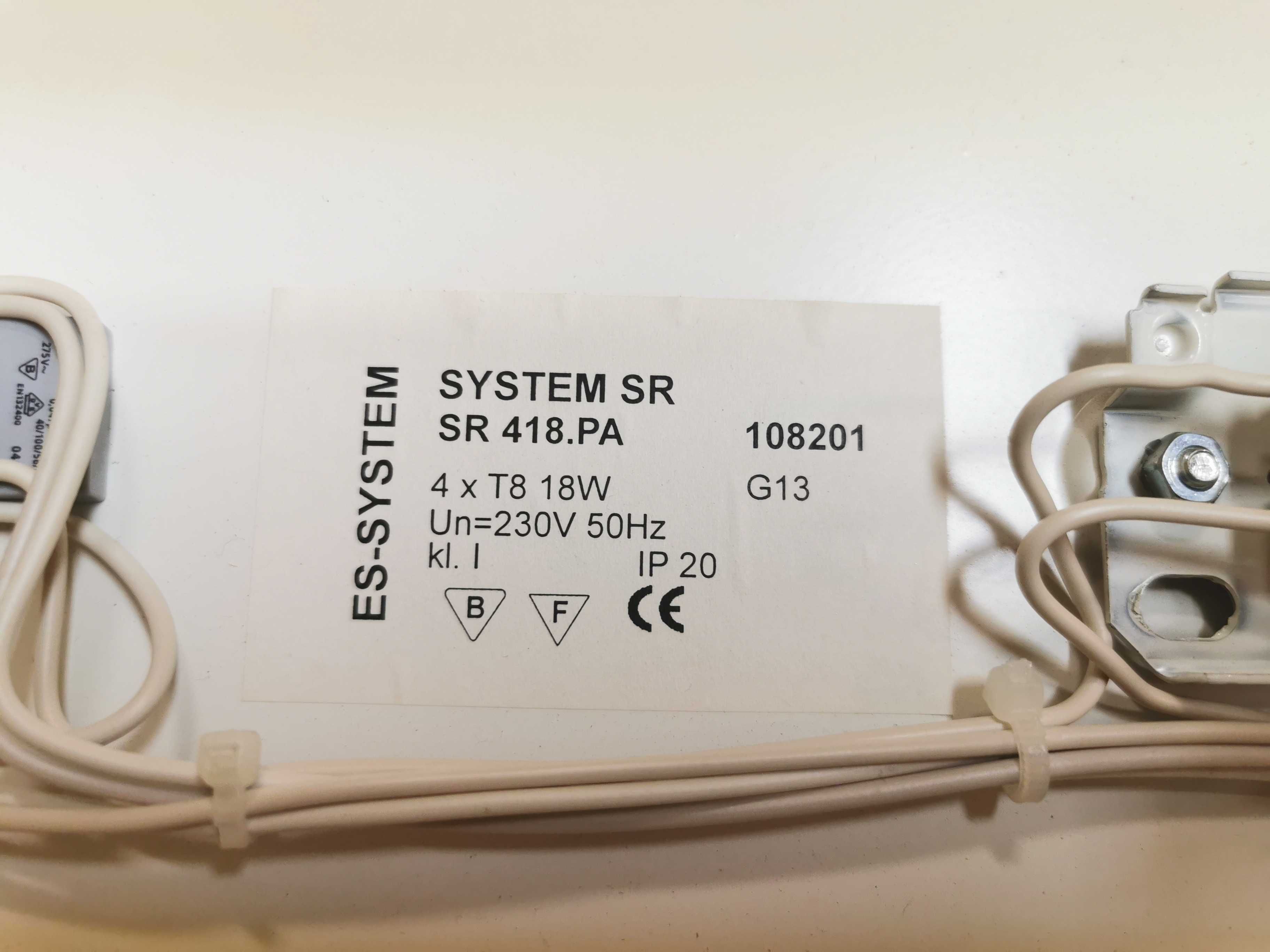 Oprawa rastrowa ES-System 4x18w