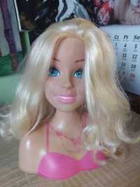 Głowa lalki Barbie długie włosy