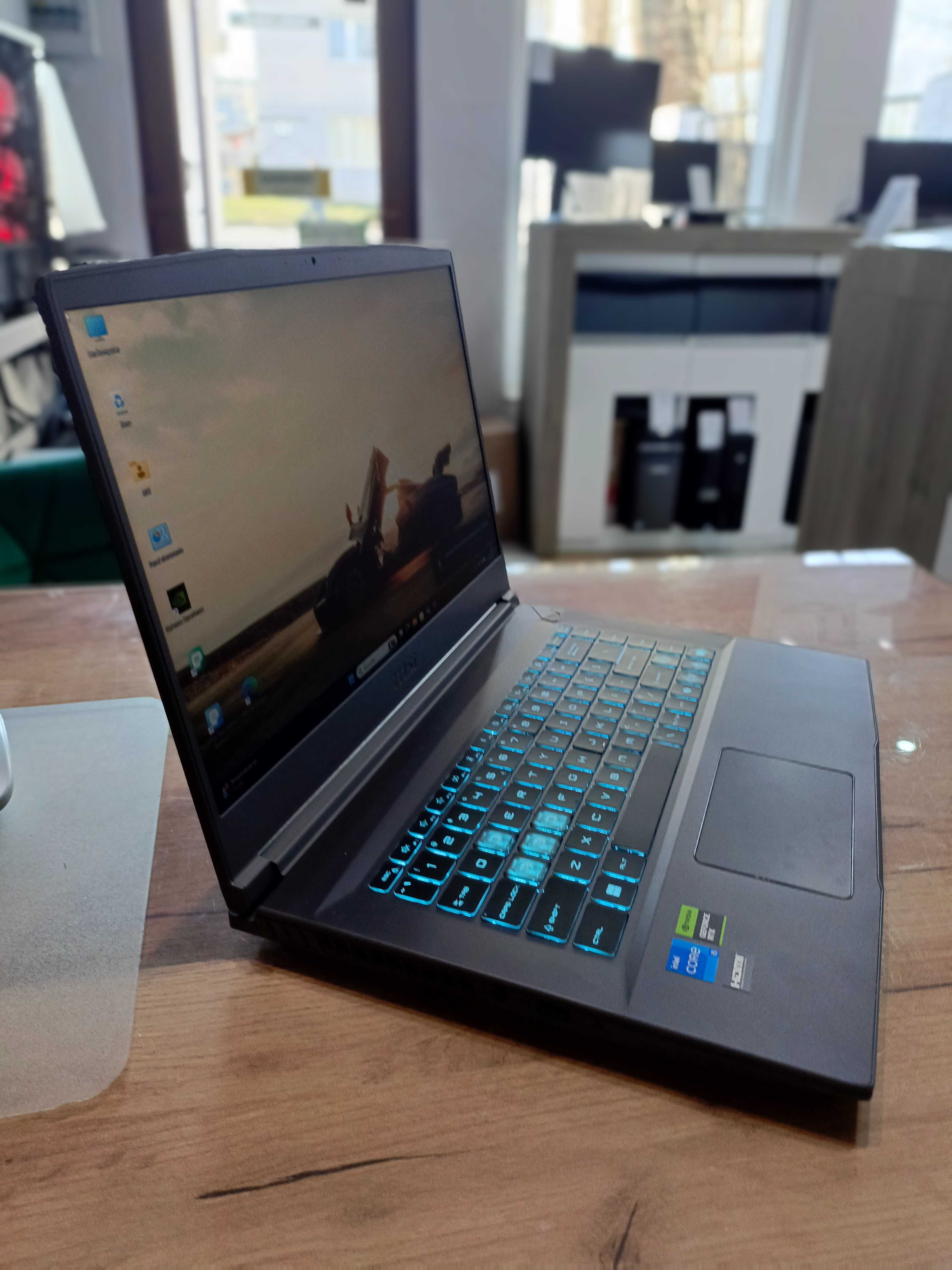 Mistrzowski MSI Thin15 Gaming Intel i5/RTX 2050/16GB RAM #ELEMENTO