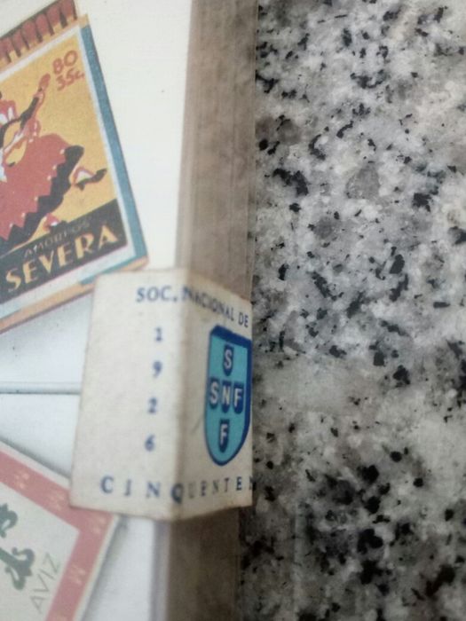 Coleção fósforos cinquentenario 1926 a 1976