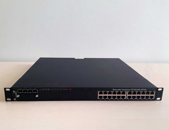 Przełącznik sieciowy PoE - Switch Brocade FastIron FCX 624S-HPOE