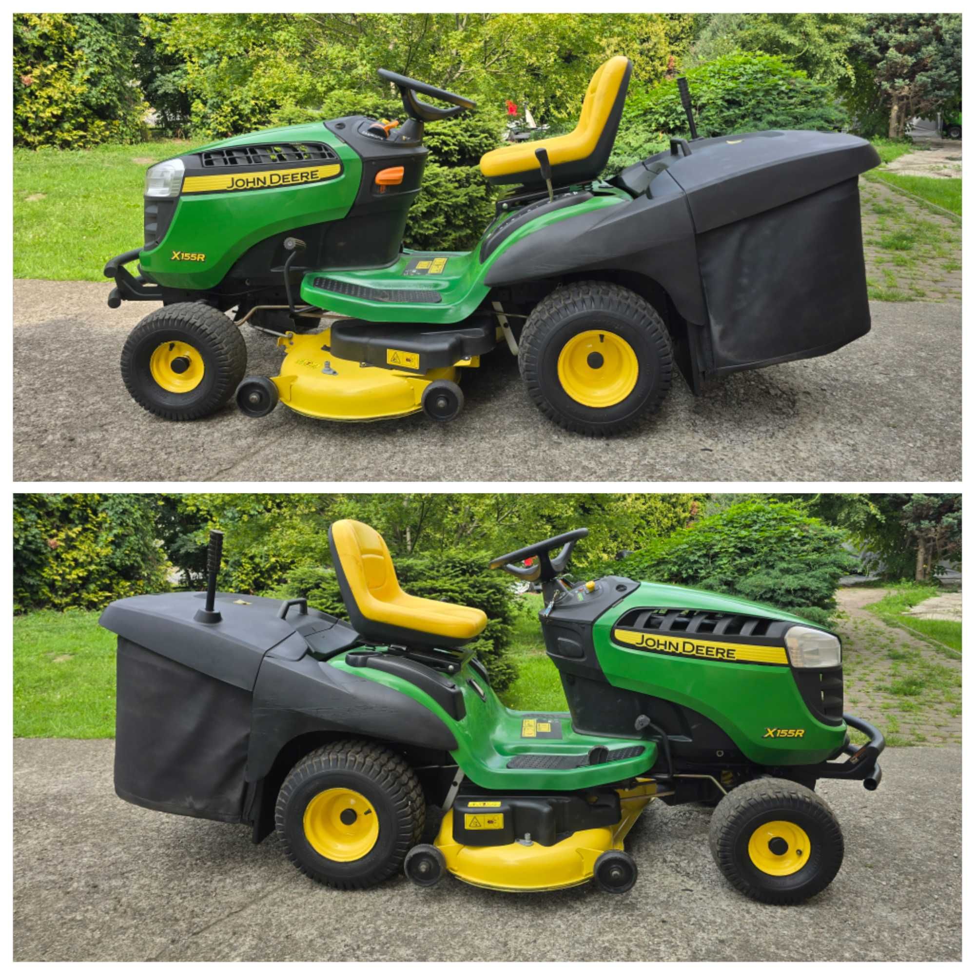 Traktorek kosiarka John Deere X155R 18KM v-ka B&S pompa SUPER STAN