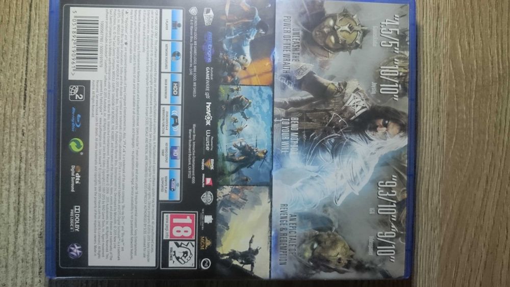 Shadow of Mordor cień mordoru edycja ostateczna ps4 playstation 4 god