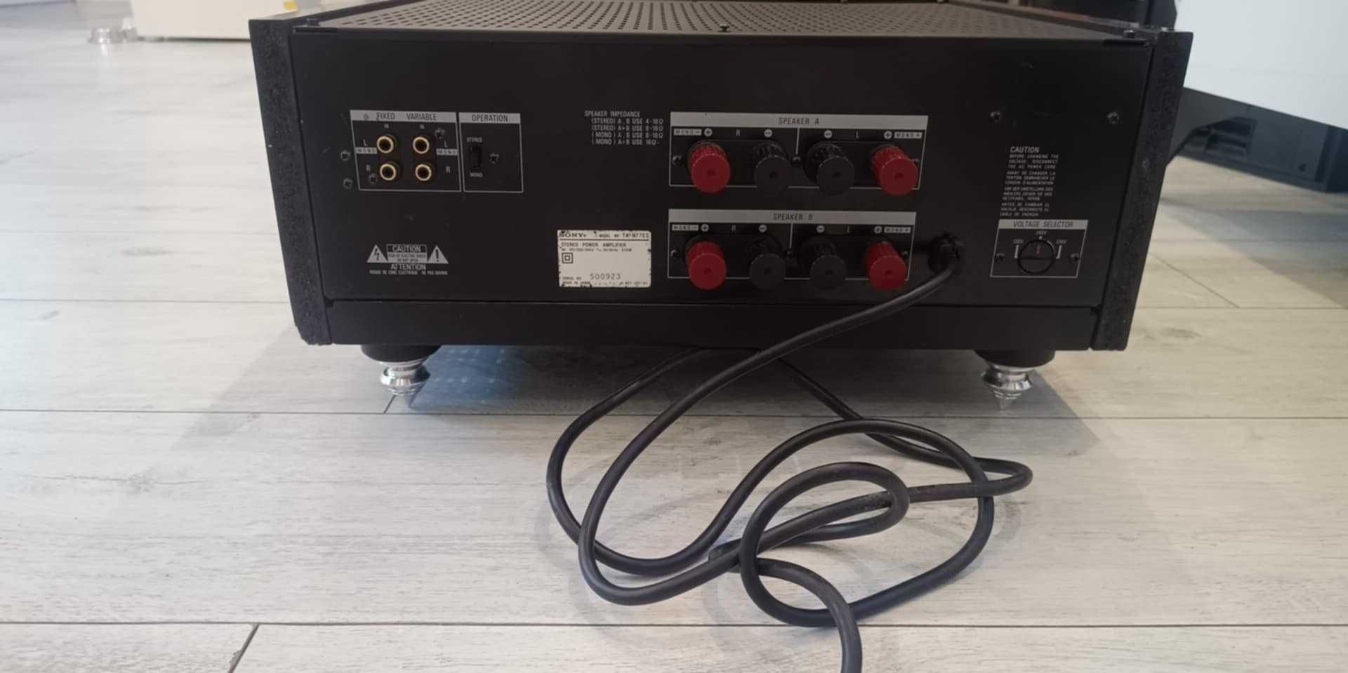 Preamp  ,,Denon,,z końcówka mocy ,,Sony ES,,