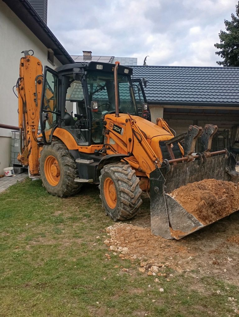 Jcb 3cx contractor umowa koparko ładowarka cat 428c